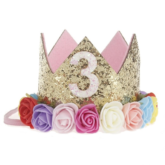 Other - Baby Girl Third Birthday Headband